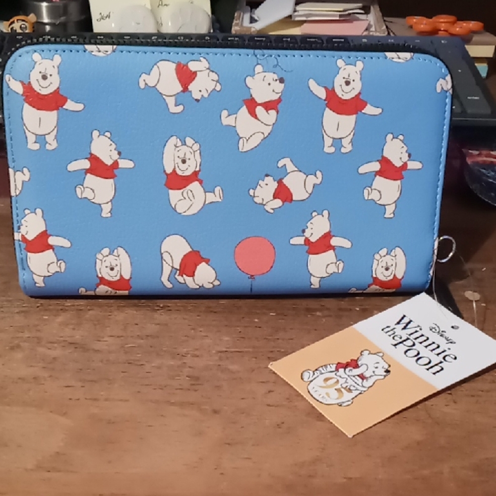 Disney Winnie the Pooh 95th Anniversary Clutch- NWT